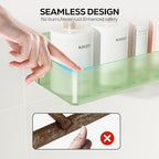 Nieifi Adhesive Shower Shelves, Green, 5 Pieces - Image 3