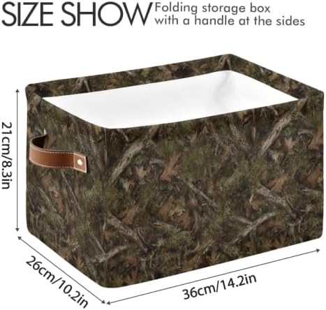 Camouflage Rectangular Storage Basket Organizer Bin Shelf Baskets For Clothes Gifts For Home Office Dorm - Image 4
