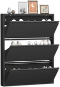 GREATMEET Slim Wall Mounted Metal Storage Cabinet with 3 Flip Drawers by GREATMEET