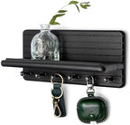 Rebee Vision Key Holder Wall Mount with 6 Key Hooks for Entryway, Black by REBEEVISION