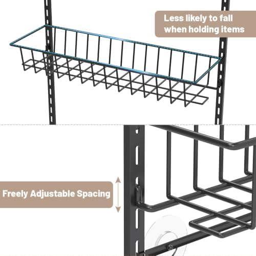 ElegantArray 8-Tier Pantry Door Organizer, Black - Image 6