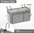 Bedside Caddy Bedside Storage Hanging Organizer for Bunk Dorm Bed Rail - Image 3