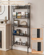 UMDONX Narrow 5-Tier Behind-the-Door Bathroom Storage Rack - Image 4