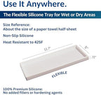 Spacewiser Silicone Countertop & Vanity Tray – 11.7” Bathroom Counter Tray - Image 3