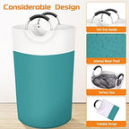 BlissTotes 90L Laundry Basket, Freestanding Collapsible Hamper, Green - Image 3
