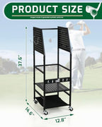 Mythinglogic Golf Bag Storage Organizer for Garage, Multiple Capacities - Image 6