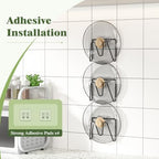 4 Pack Pot Lid Organizer Rack for Cabinet Door, No Drilling - Image 5