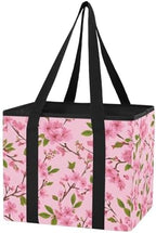 Trunk Organizer Collapsible Car Organizer with Handle Car Storage Box Bin for Groceries SUV Utility Tote Bag Portable Vehicle Container Pink Cherry Blossom Branch by WelcometoElliTarr