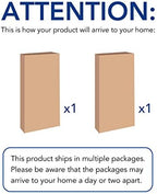 FLEXIMOUNTS 4-Pack 2x6ft 24-inch-by-72-inch Wall Shelf Garage Storage Rack Floating Shelves, Black, Classic Series - Image 4