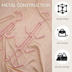 ZEDODIER 4 Pack Purse Hanger, Purse Organizer for Closet, Holds 24 Bags - Image 5
