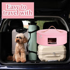 Chunful Hat Box for Women Storage Cowboy Hat Box, Pink, Height 6.3 Inches - Image 6