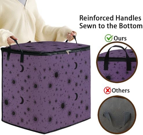 2pcs blanket storage bag for under bed,closet organizers 95L - Image 4