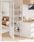 UMDONX Narrow 5-Tier Behind-the-Door Bathroom Storage Rack - Image 4