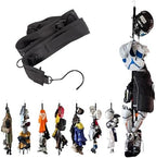 Hockey Hanger Portable Hanging Dryig Rack Hockey Gifts for Home and Outdoor Using in Ice Hockey Skating Football Camping Fishing 5 Hooks (Black-10hooks) - Image 3