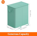 Lifewit Double Laundry Hamper with Lid, Removable Laundry Bags, Sage Green - Image 5