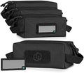 Savior Equipment Loose Sacs 4-Pack Tactical Ammo Pouch Firearm Ammunition Carrier Bag, ID Patches Included, Rifle Carbine Pistol Revolver Ammos Case Shooting Range Gear by SaviorEquipment