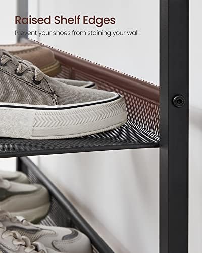 VASAGLE 5-Tier Shoe Rack, Adjustable, Freestanding - Image 5