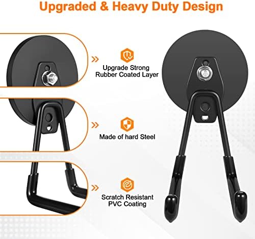 ENUODA Strong Magnetic Hooks Heavy Duty Large Magnet Garage Storage Hooks - Image 5