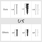 Garage Hooks Heavy Duty 14 Pack, Steel Garage Storage Hooks, Tool Hangers for Garage Wall Utility Wall Mount Garage Hooks and Hangers with Anti-slip Coating for Garden Tools, Ladders, Bulky Items - Image 5
