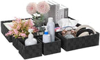 Posprica Small Baskets for Organizing(7 Set) Woven Storage for Shelves, Bathroom, Decorative Closet Organizer, Dresser Bins, Shelf - Image 7