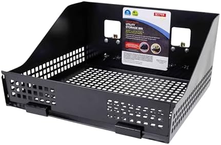 Heavy Duty Metal E-Track Storage Bin for E-Track Systems - Powder Coated - Large E-Track Basket Shelf for Trucks, Enclosed Trailer, Garage, Vehicles - E-Track Accessories - Image 3