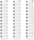 Superio 3.4 Quart Clear Plastic Storage Boxes with Lids, Stackable Organizer Containers, BPA-Free Storage Bins for Home, Office, School & Dorm, 36 Pack by Superio