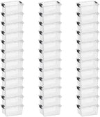 Superio 3.4 Quart Clear Plastic Storage Boxes with Lids, Stackable Organizer Containers, BPA-Free Storage Bins for Home, Office, School & Dorm, 36 Pack by Superio