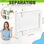 Qinyoung Acrylic Straw Holder for Cabinet Door,Classic,Large,White - Image 2