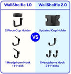 WallShelfie Bedside Wall Organizer & Dorm Decor for Dorm Room - 2.0, White - Image 5