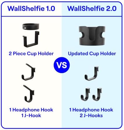 WallShelfie Bedside Wall Organizer & Dorm Decor for Dorm Room - 2.0, White - Image 5