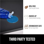 GORILLA GRIP Waterproof Silicone Under Sink Mat, Stay in Place, 46x22 Black - Image 4