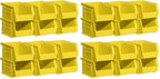 Akro-Mils Storage Bins 30210, Plastic | Stackable | Hanging Design | 5" x 4" x 3" | Yellow | Pack of 24 by Akro-Mils