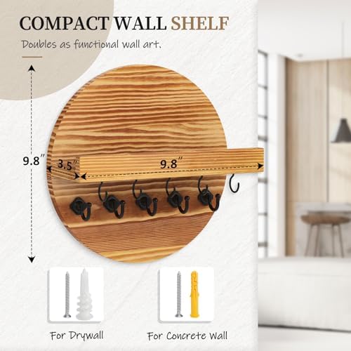 Nekon Key Holder Wall Mount, Key and Mail Organizer for Wall - Image 2