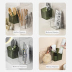 Lae Nuvole Clear Adhesive Wall Organizer Bins, Cabinet Door Storage, 4 Pack - Image 7