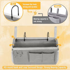 Lilithye Bedside Caddy, Bedside Storage Bag Hanging Organizer for Bunk Bed - Image 5
