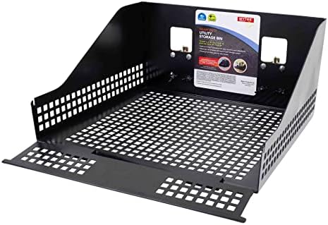(2 Pack) Heavy Duty Metal E-Track Storage Bin for E-Track Systems - Powder Coated - Large E-Track Basket Shelf for Trucks, Enclosed Trailer, Garage, Vehicles - E-Track Accessories - Image 5