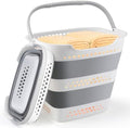 Collapsible Laundry Basket 42L Foldable Pop-Up Clothes Hamper for Dorm by ALYSTER