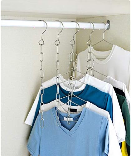 Stainless Steel Space Saving Hanger Chain Cascading Magic Hangers - Image 6
