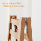 Bamboo Shoe Rack Organizer for Closet and Entryway - Space-Saving Shoe Stand with Narrow Design - Versatile Shoe Holder for Door or Closet Shelf,Garage Bedroom can Freely Stack DIY Small Shoe Racks - Image 4