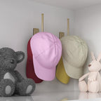 Durmmur Stainless Steel Hat Organizer, Hat Rack for Wall,Each Holds 15 Hats - Image 2