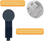Heavy Duty Magnetic Hook, Magnetic Tool Holder, Magnetic Garage Hooks, Extension Cord Strap for Cable, Rope, Wire Storage in Garage,Workshop,RV,Pick-up(Dia.1.69" Magnet * 4Pcs) - Image 4