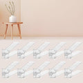 FENRUNXU 10 Pack Transparent Shoe Stacker,Shoe Slots Organizer for Closet, Shoe Display Space Saver,Adjustable Shoe Rack Organizer Holder for High Heels,Sneakers(Transparent) by FENRUNXU