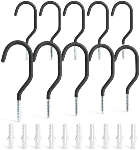 MAQIHAN 10 Garage Hooks Heavy Duty Bike Racks Wall Ceiling Hanging Storage by MaqiIhanCustomOfficial