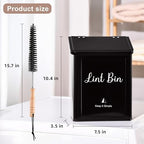 SUBEKYU Magnetic Lint Bin for Laundry Room Organization and Storage,Black - Image 6