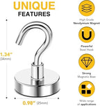 DIYMAG Magnetic Hooks 12pcs 85lbs Cruise Essentials 2026 Magnet Hook - Image 2