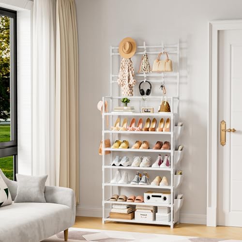 OYREL Shoe Rack 7 Tier Shoe Organizer Storage 21-28 Pairs - Image 2