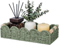 CubesLand Toilet Paper Storage Basket Organizer, Small Wicker Decor Basket by CubesLand