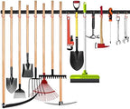 WALMANN All Metal 64 inch Wall Mount Garden Tool Organizer for Garage by WALMANN
