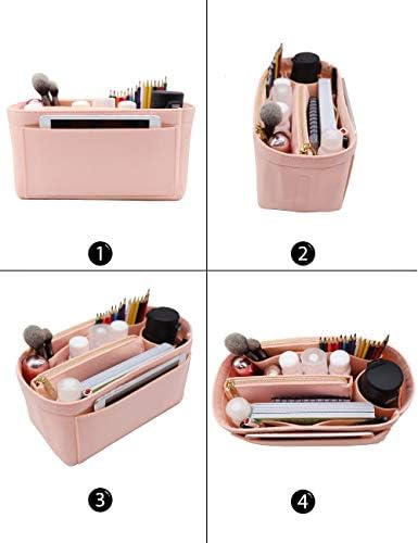 LEXSION Felt Purse Organizer Insert, Tote Bag Shaper Dividers with 5 Sizes - Image 4