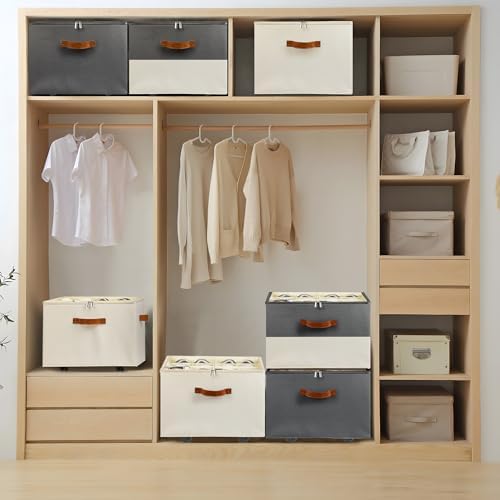 Foyego 2 Pack Shoe Organizer for Closet, Shoe Storage with Wheels, Gray - Image 2